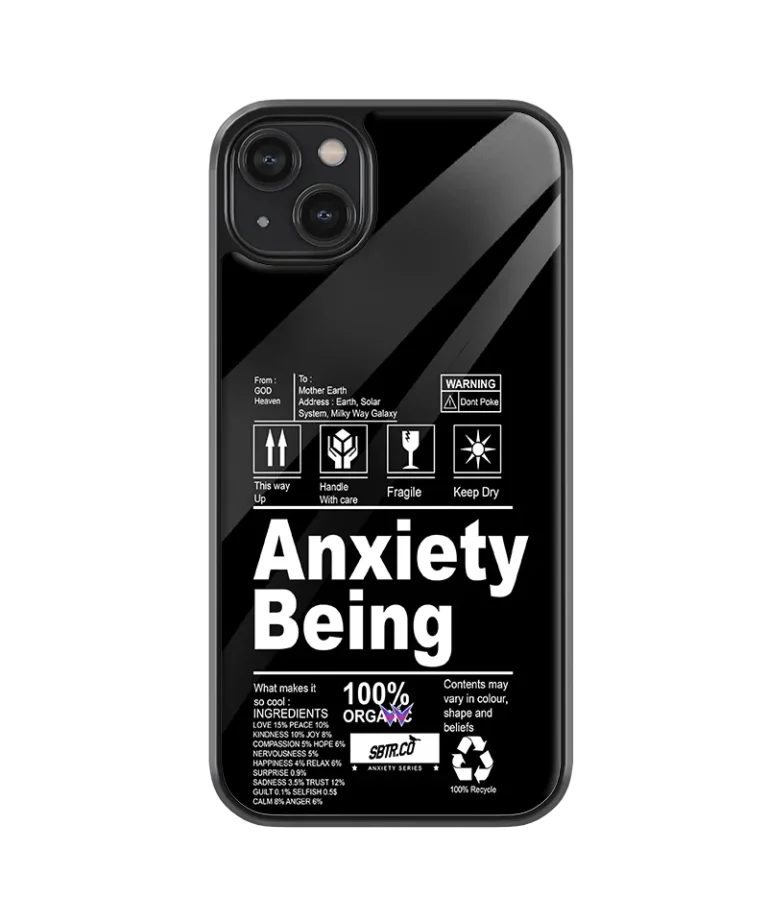 Anxiety Being Glass Case