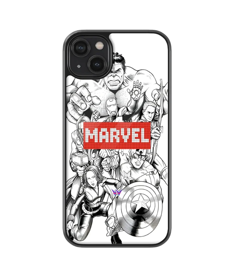 Team Avengers Glass Case