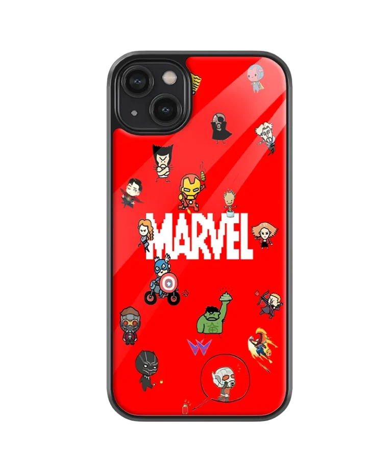 Avenger Toons Glass Case