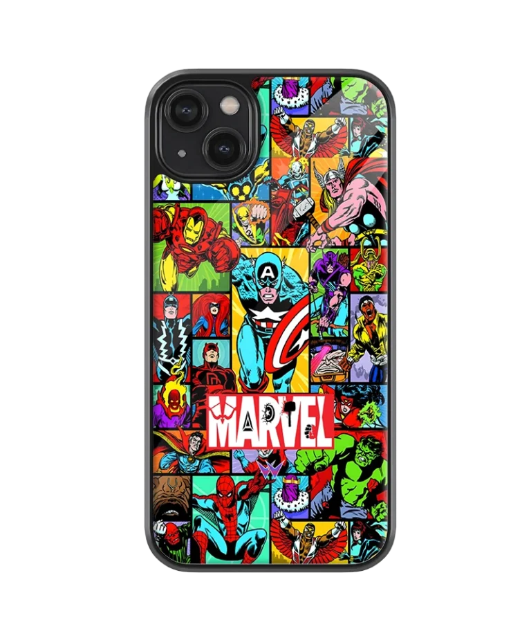 Marvel Supers Glass Case