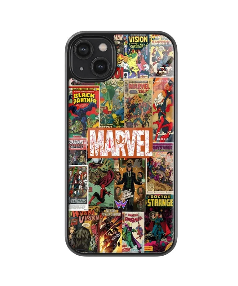 Comic Strips Glass Case