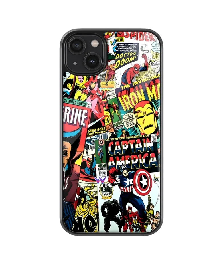 Comic Collection Glass Case