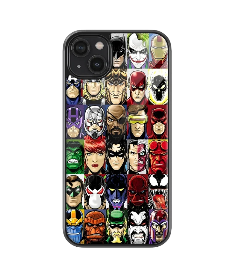 Super Faces Glass Case