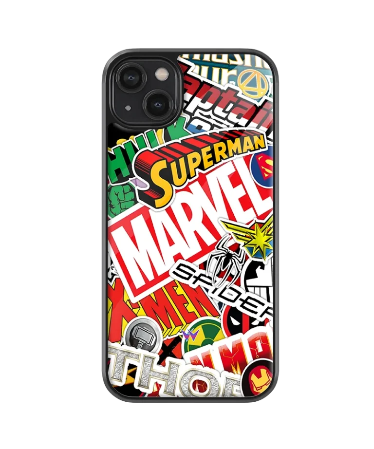 Marvel DC Glass Case