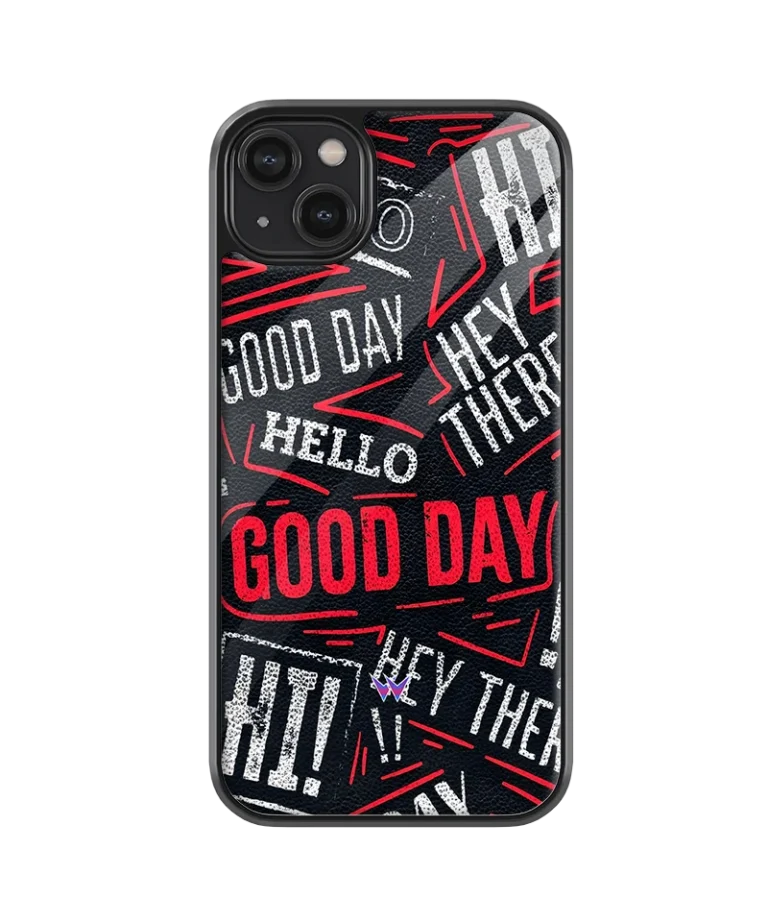 Good Day Red Glass Case