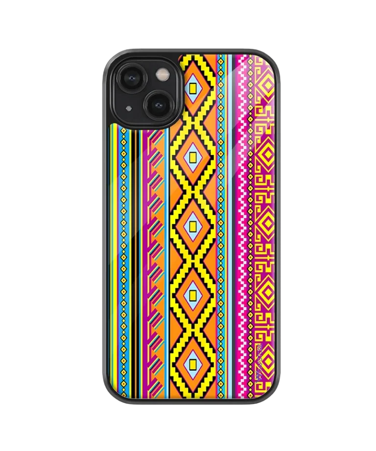 Vertical Mandala Glass Case