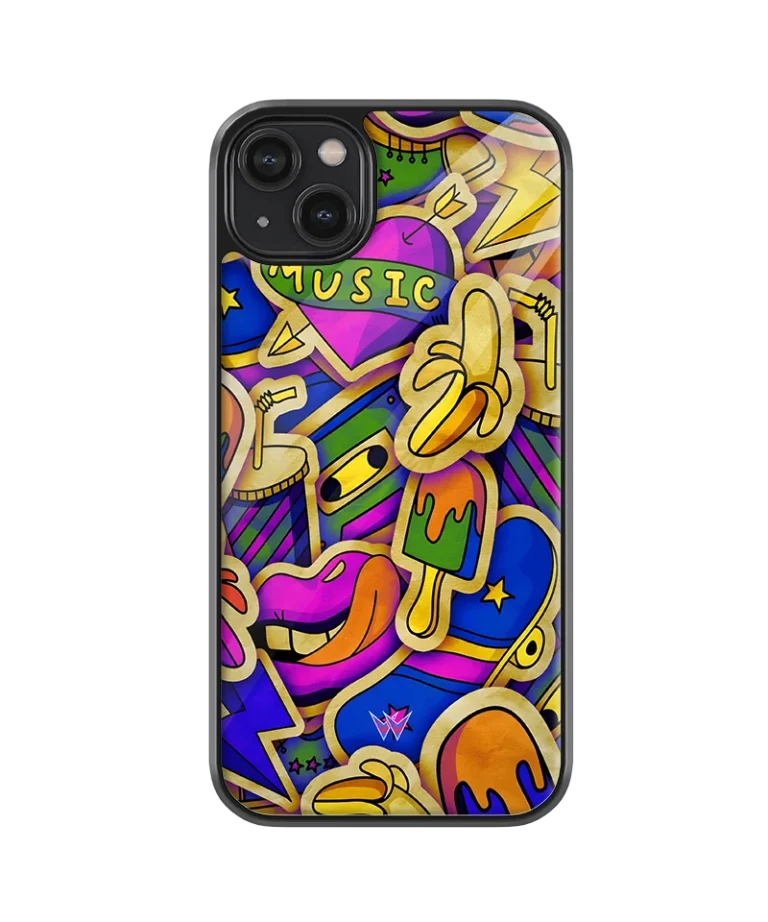 Music Vibes Glass Case