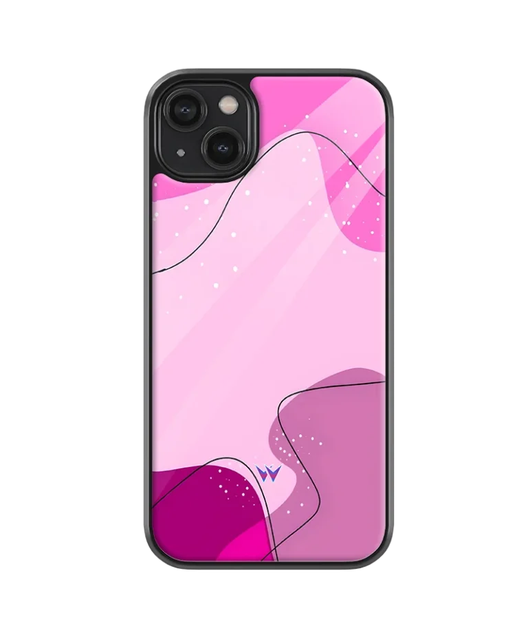 Flora Pink Glass Case