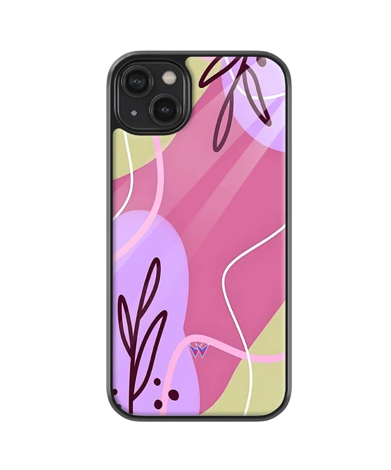 Flora Blues Glass Case