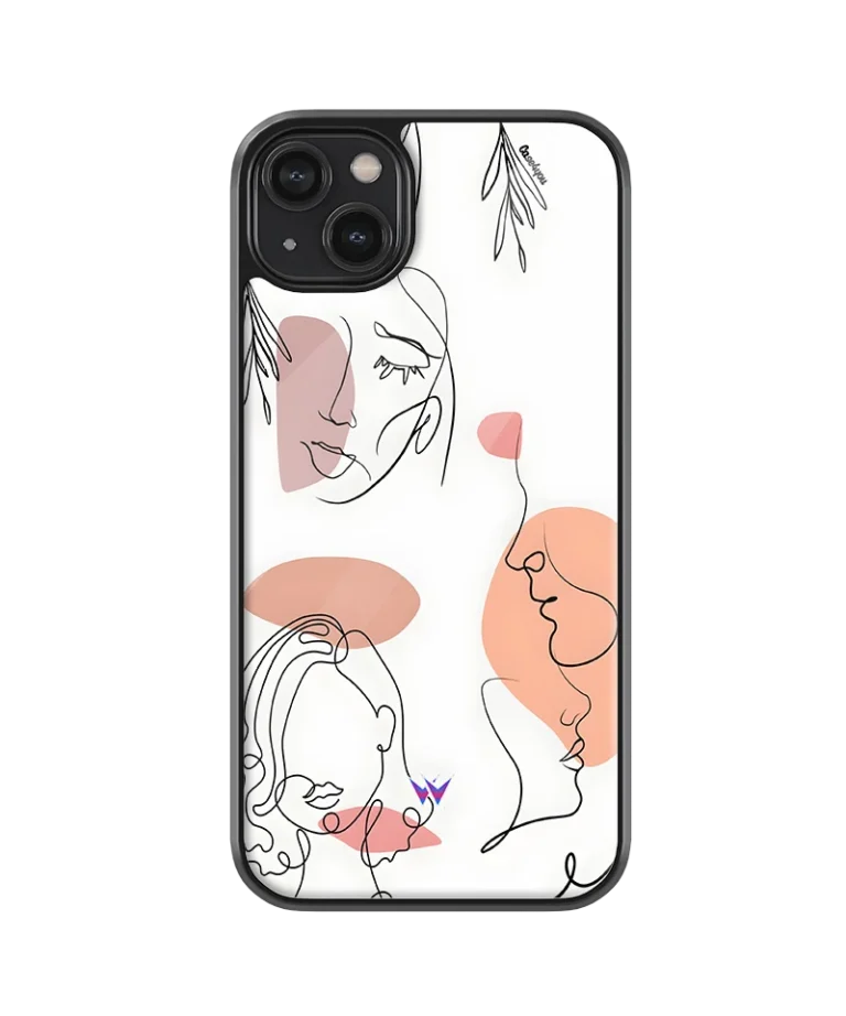 Leafy Face Glass Case