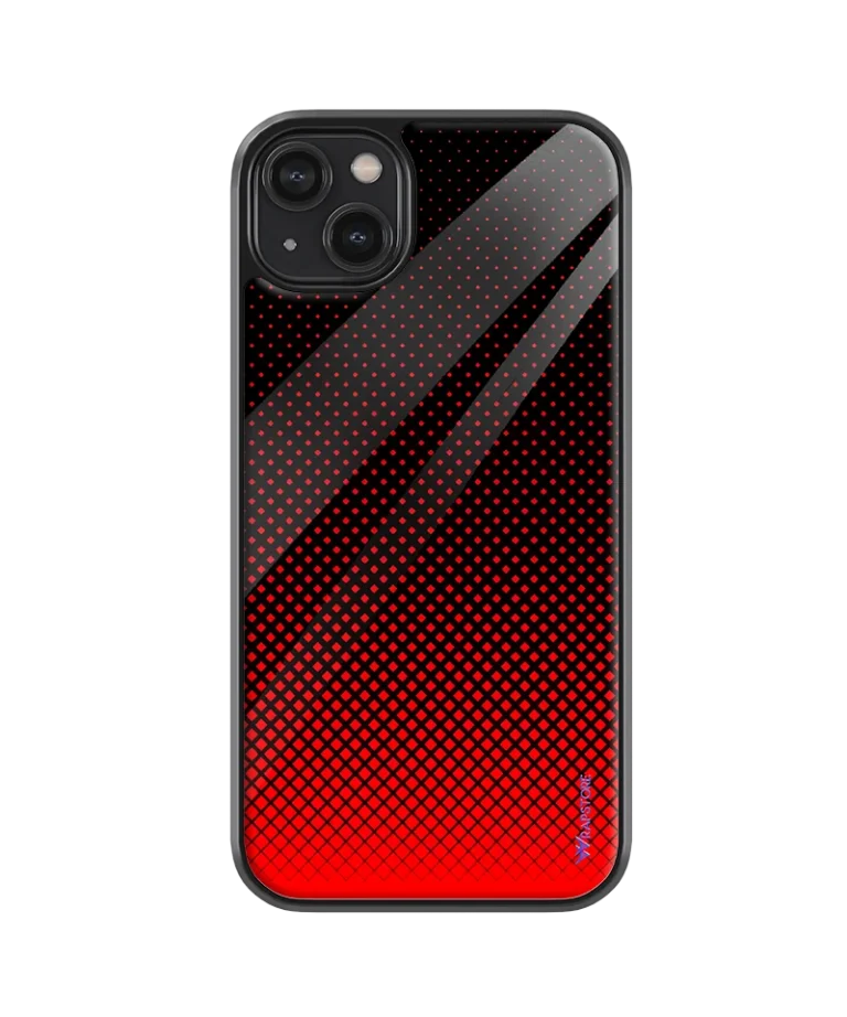 Red Diamond Glass Case