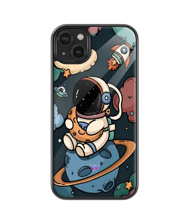 Space Rings Glass Case