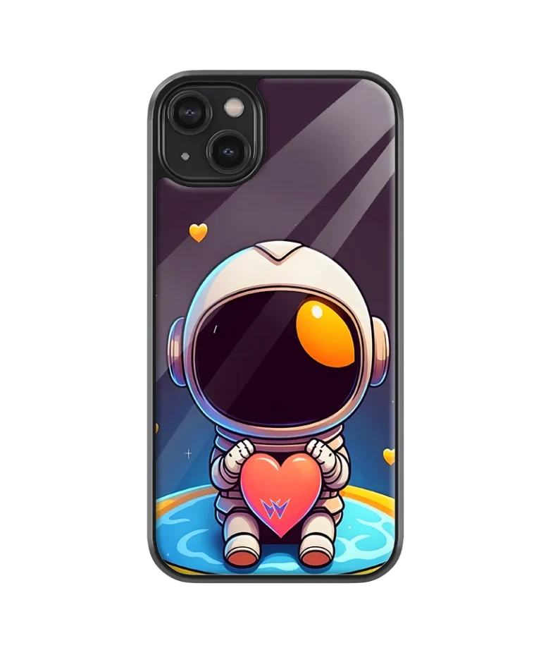 Space Heart Glass Case