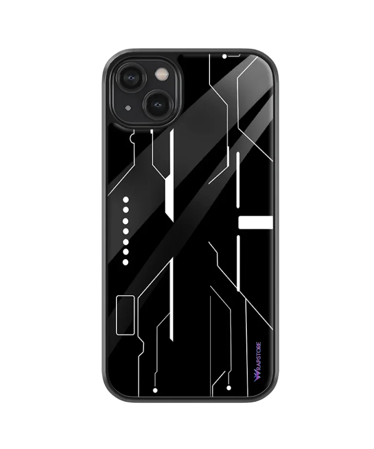 Simple Circuit Glass Case