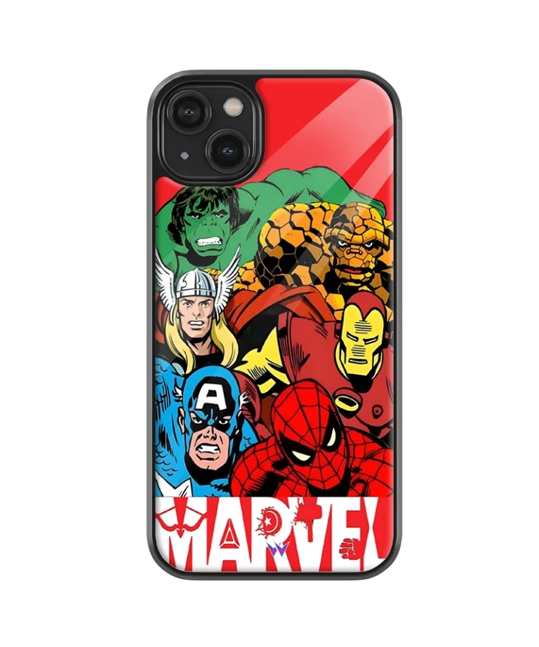 Assemble Superheroes Glass Case