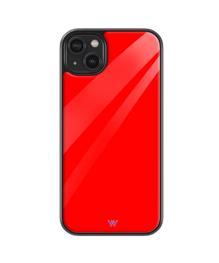 Red Sharp Glass Case
