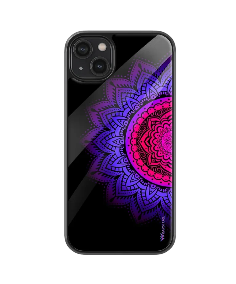 Lotus Shadow Glass Case