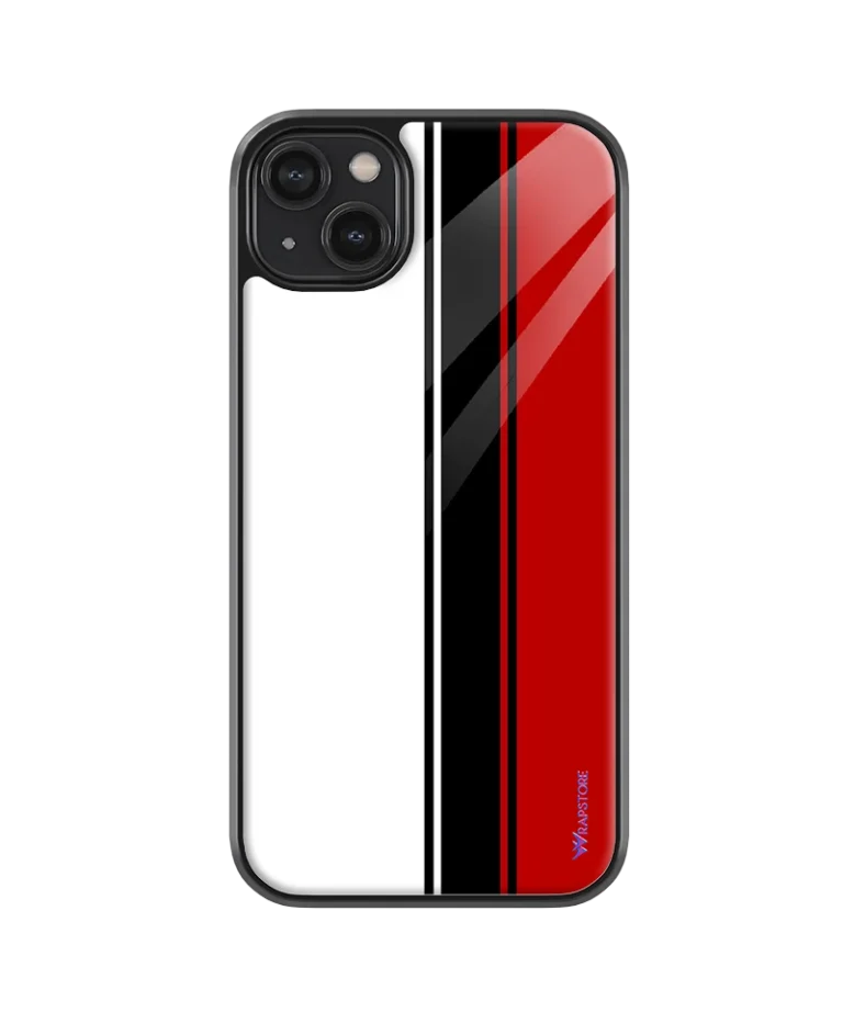Racing Stripes Glass Case