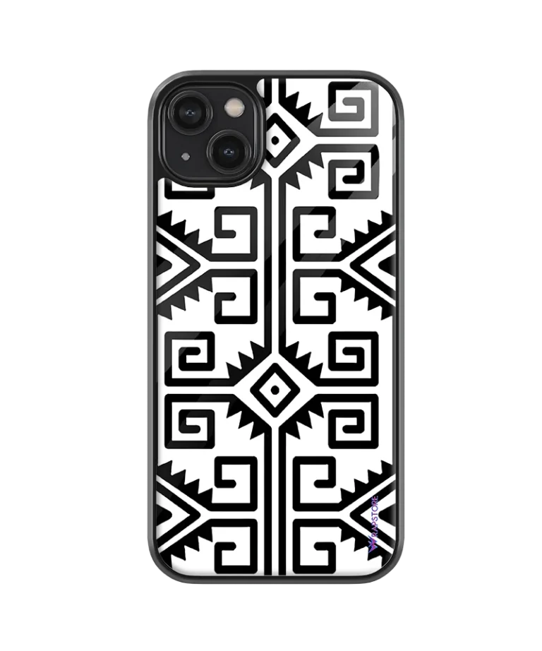 Tribal Maze Glass Case