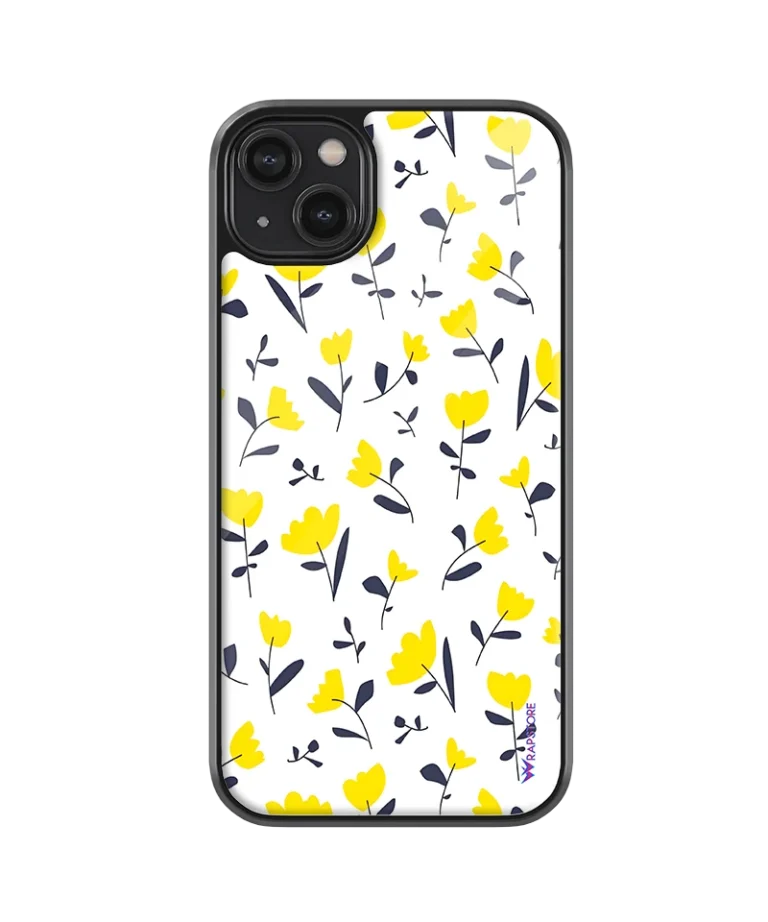 Sunny Blooms Glass Case