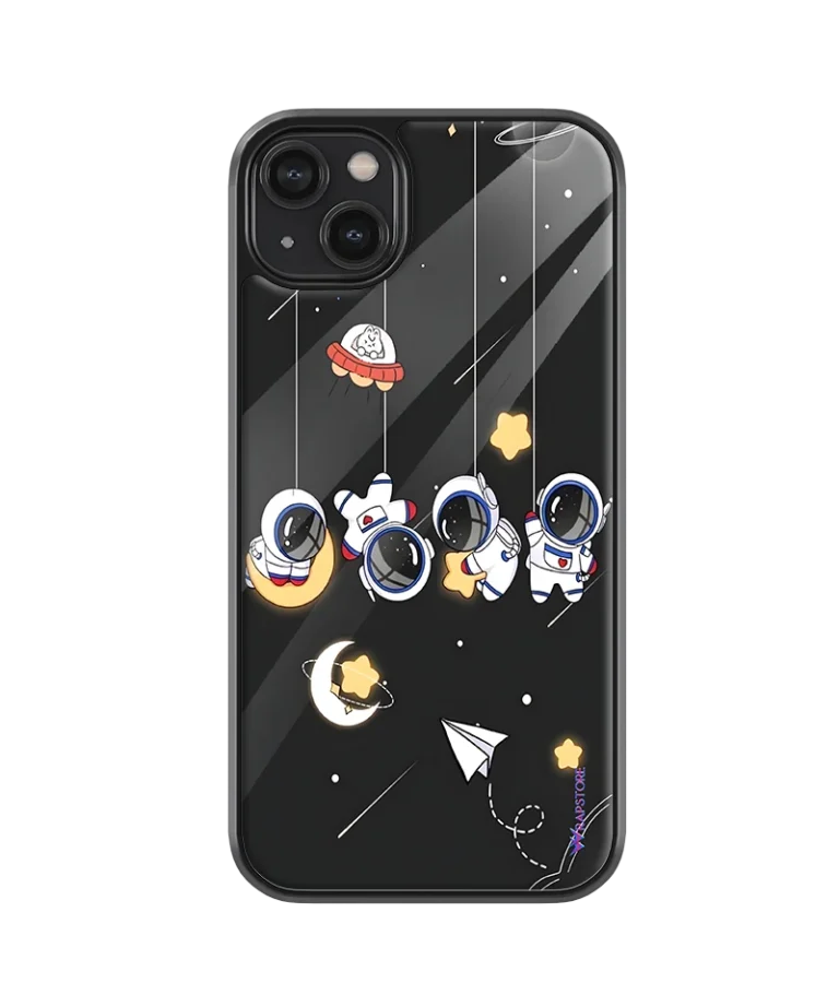 Space Fun Glass Case