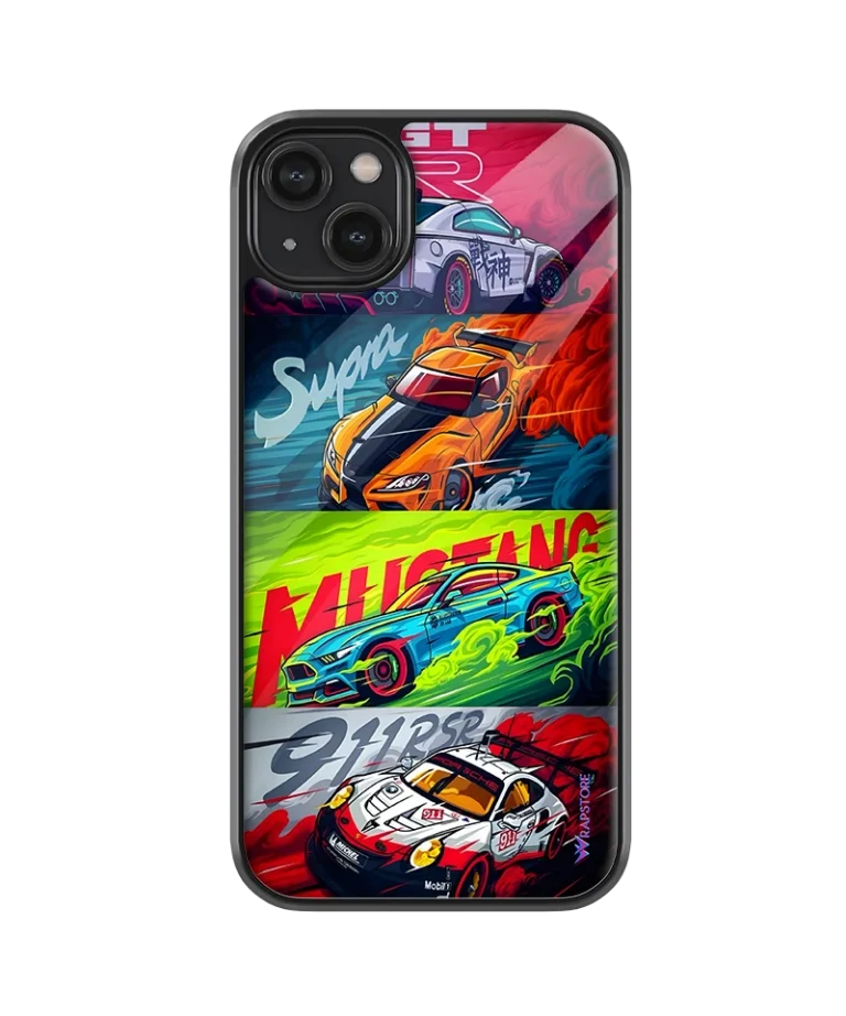 Speed Kings Glass Case