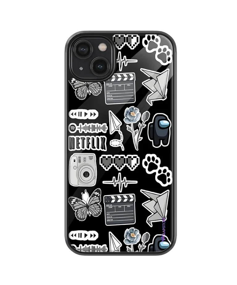 Sticker Check Glass Case