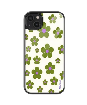 Green Lily Glass Case