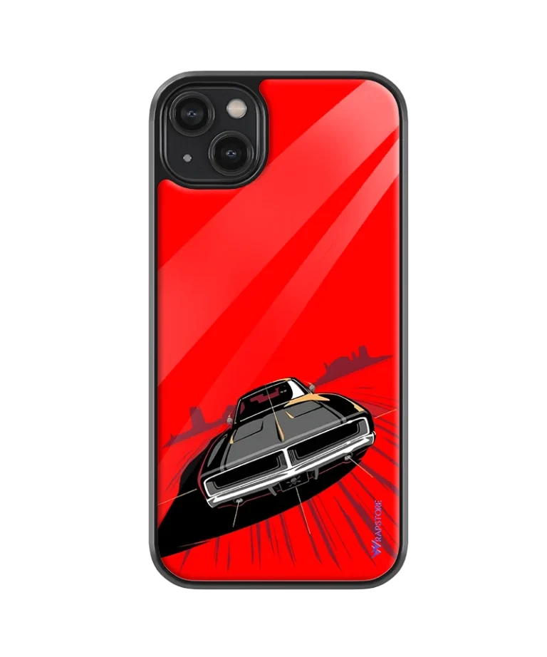 Red Racer Glass Case