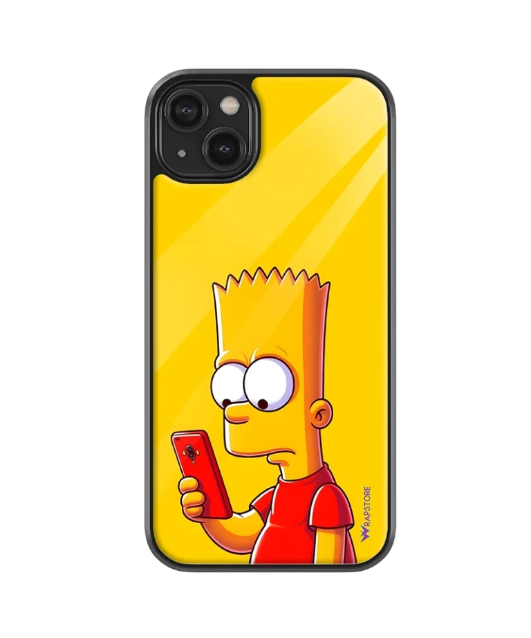 Bart Simpson Glass Case