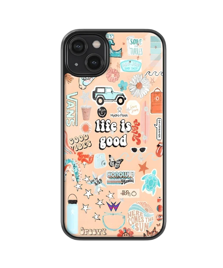 Life Is Good Glass Case