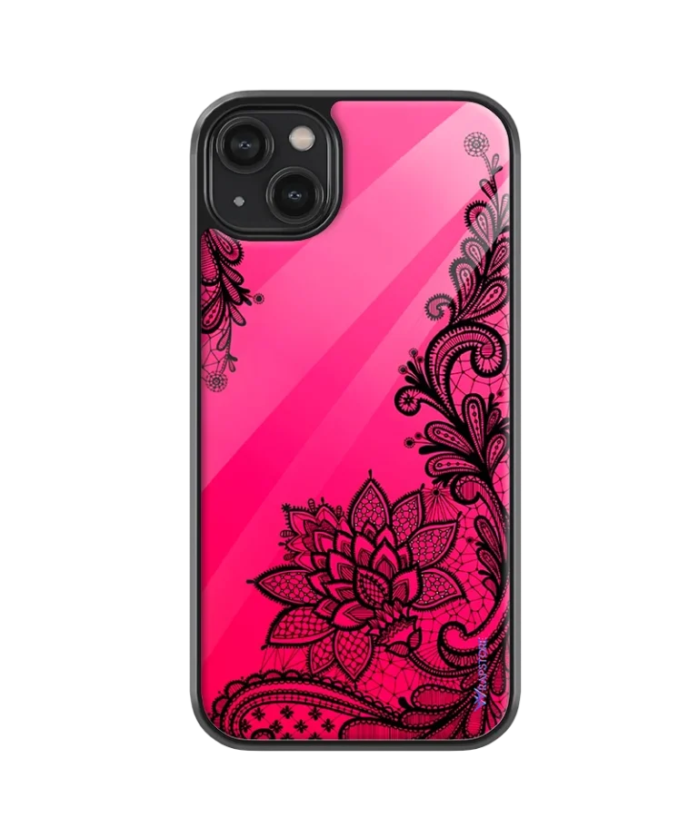 Pink Net Glass Case