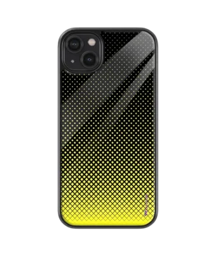 Yellow Diamonds Glass Case