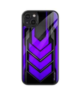 Purple Arrow Glass Case