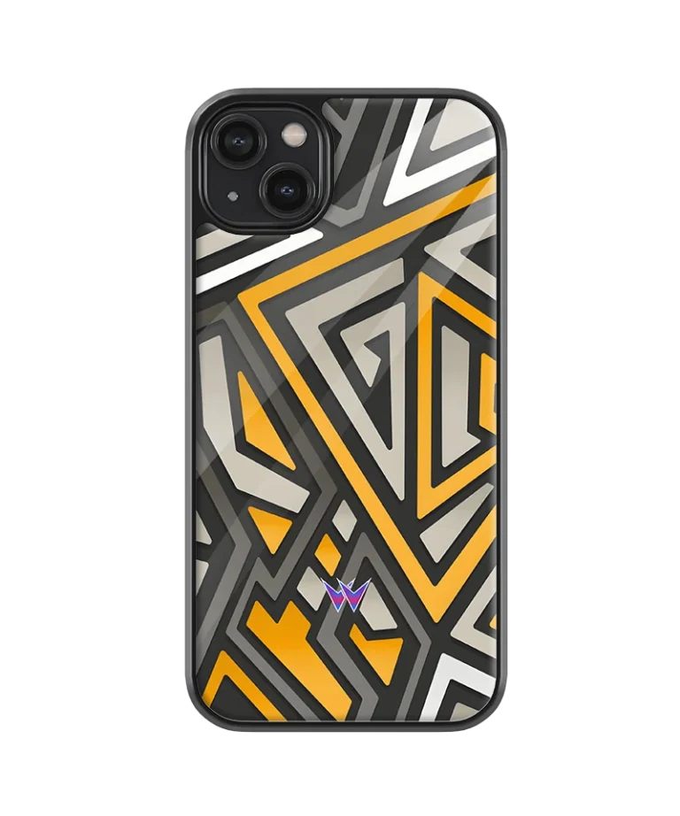 Zig-Zig Stripes Glass Case
