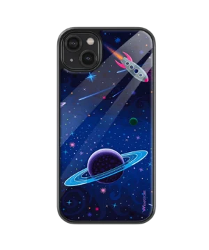 Saturn Rocket Glass Case