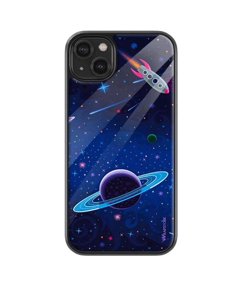 Saturn Rocket Glass Case