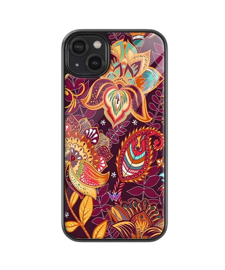 Mandala Art Glass Case