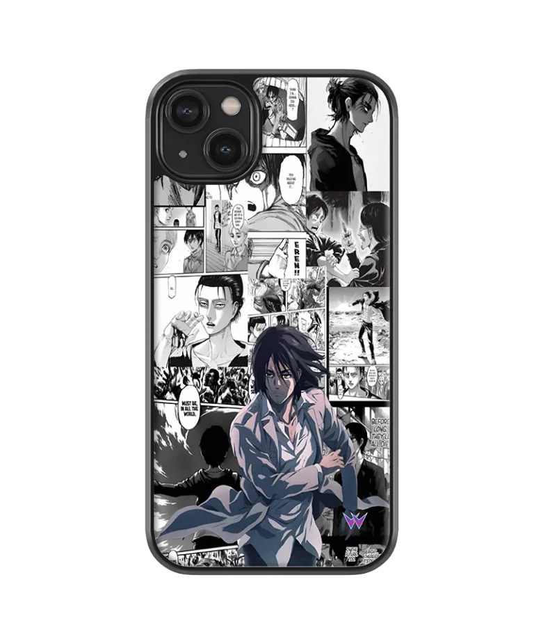 Eren Manga Collage Hybrid Hard Case