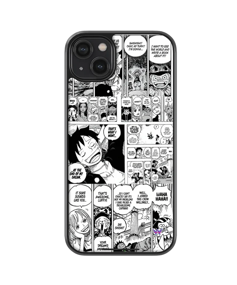 Luffy collage manga Hybrid Hard Case