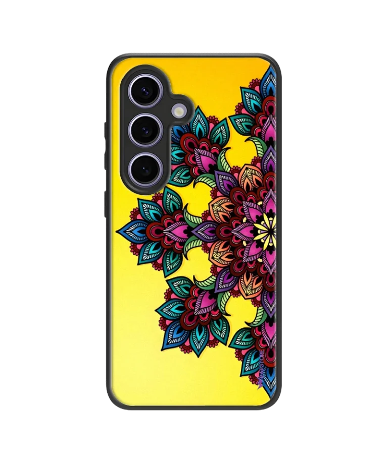 Yellow Mandala Hybrid Hard Case