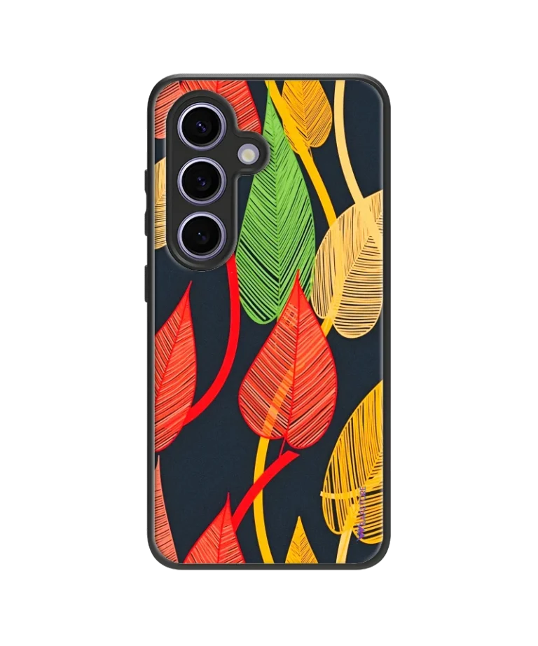 Combed Leaves Hybrid Hard Case