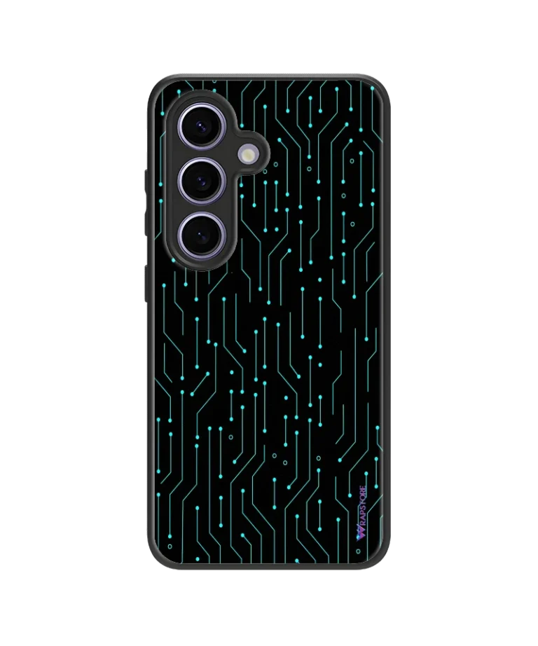 Blue Circuit Hybrid Hard Case