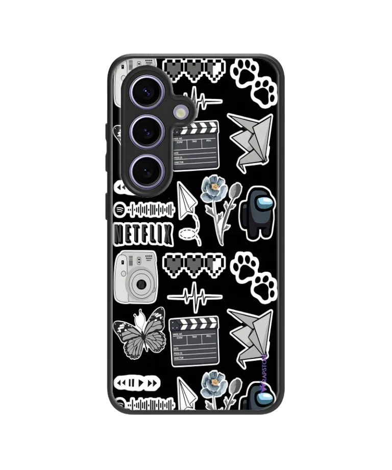 Sticker Doodle Hybrid Hard Case