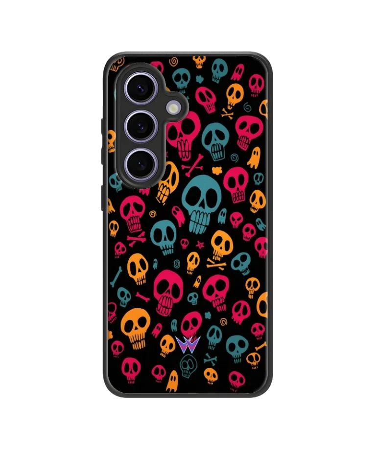 Color Skull Hybrid Hard Case