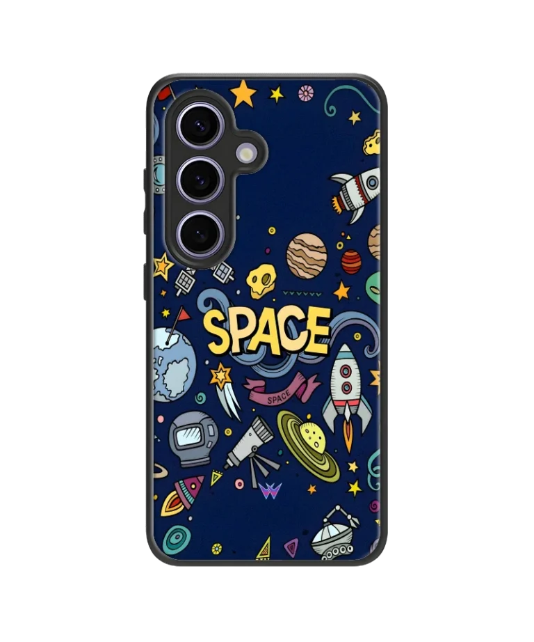 Space Doodle Hybrid Hard Case