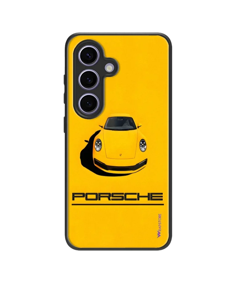 Porsche Yellow Hybrid Hard Case