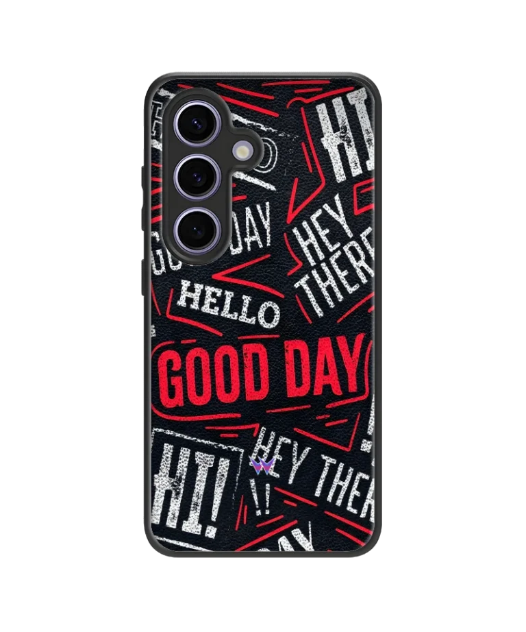 Good Day Red Hybrid Hard Case