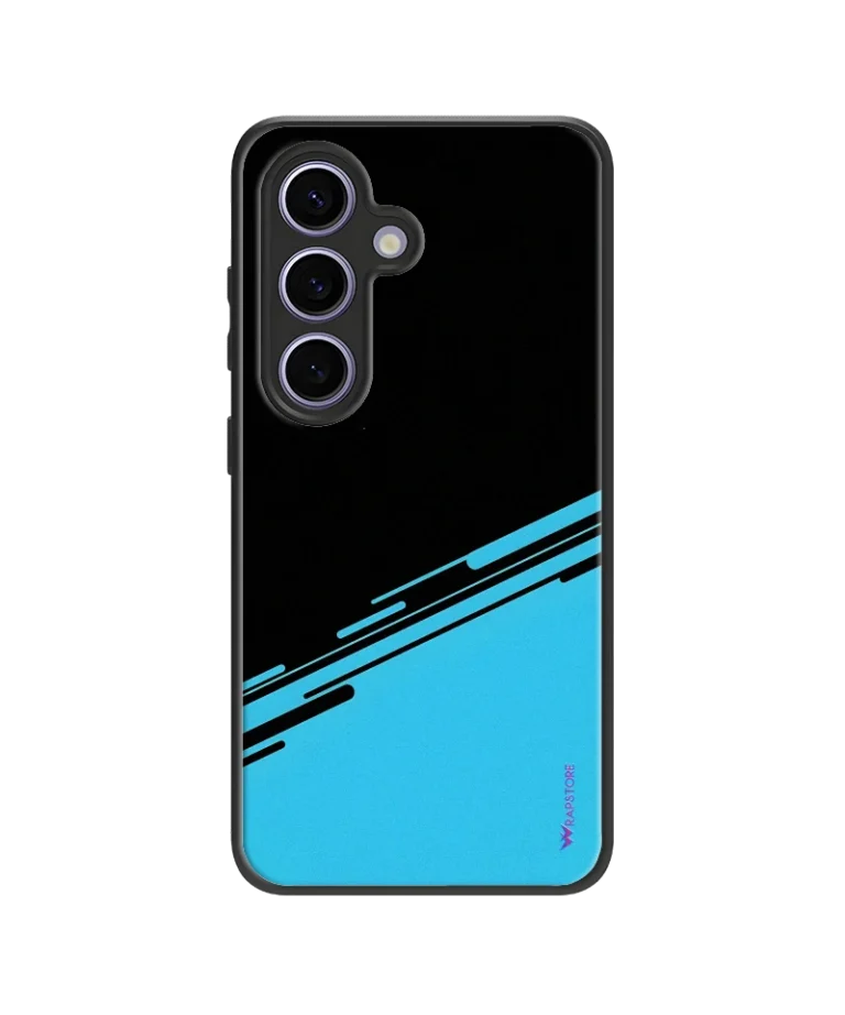 Blue and Black Hybrid Hard Case