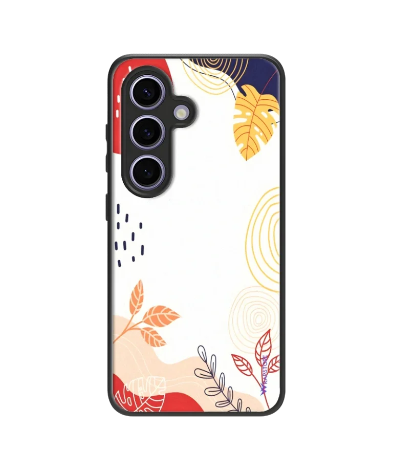 Snow Floral Hybrid Hard Case